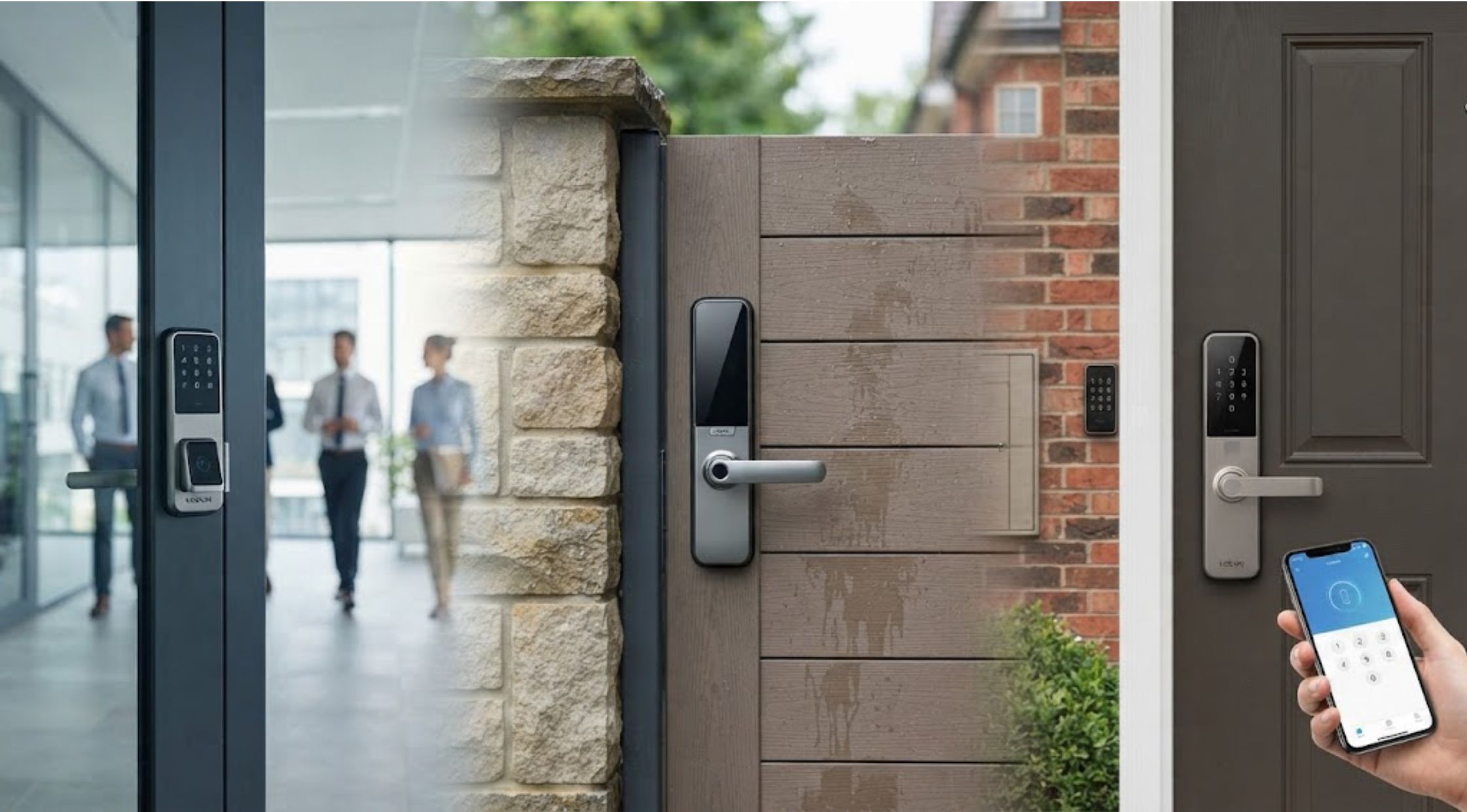 How to Choose the Best Smart Lock for Outdoor Gates, Commercial Spaces, and Rental Properties
